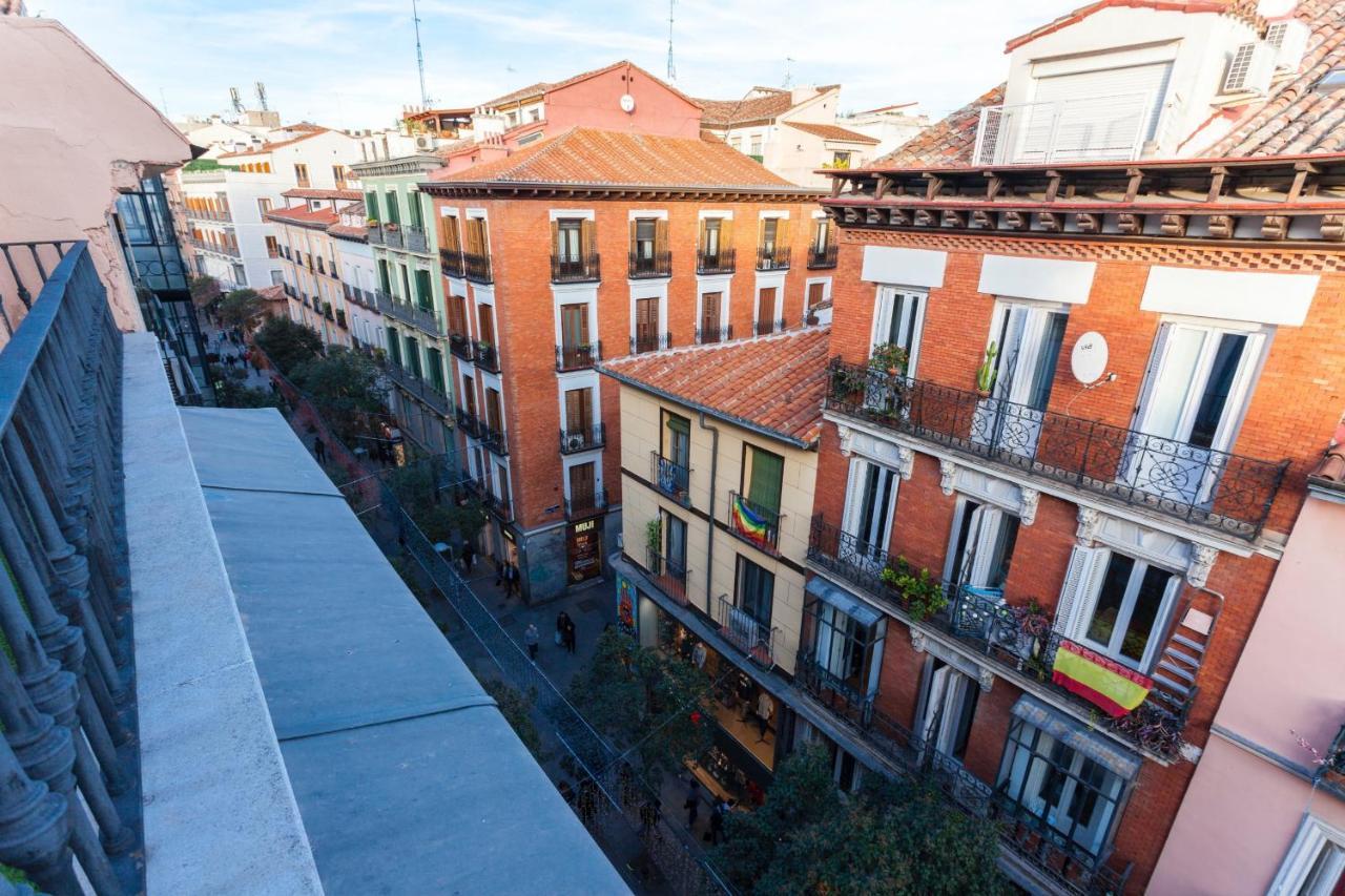 Apartamento Gran Via Terrace En Madrid Extérieur photo